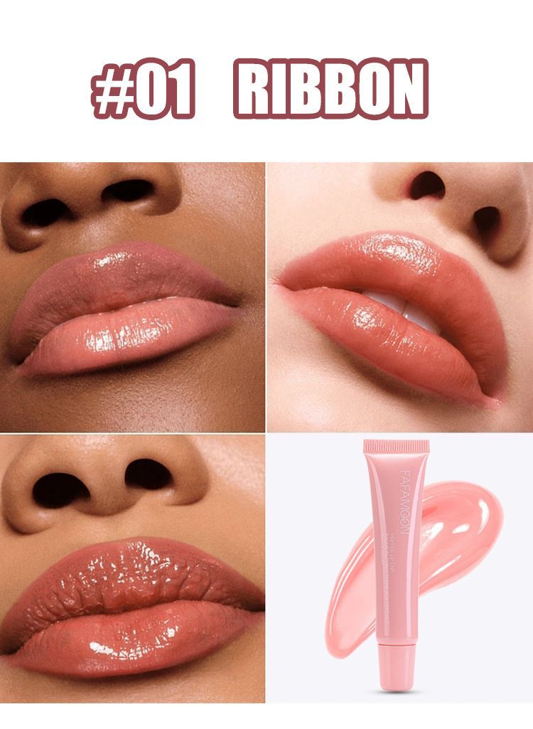 1PC Moisturizing Mirror Lip Gloss Nutritious Lip Oil Cosmetic Portable Make-up Silicone Phone Case For Iphone Lipgloss Holder Cover B2-980