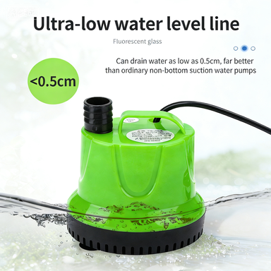 Submersible Water Pump for Fish Tank Pond, Hydroponics Garden Fountain, Ultra-Quiet Waterfall,  25W,  110V-60HZ