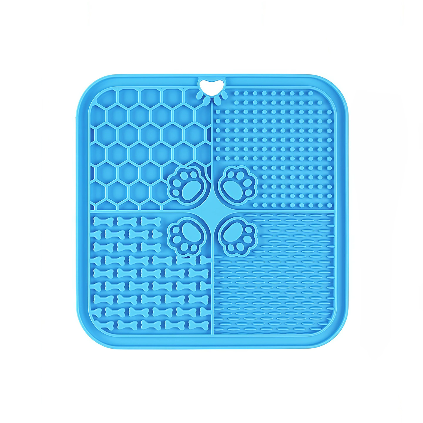 Silicone Material Pet Lick Mat Suction Cup Slow Feeding Design Slow Feeder Bathing Distraction Training Feeder Dog Food Plate