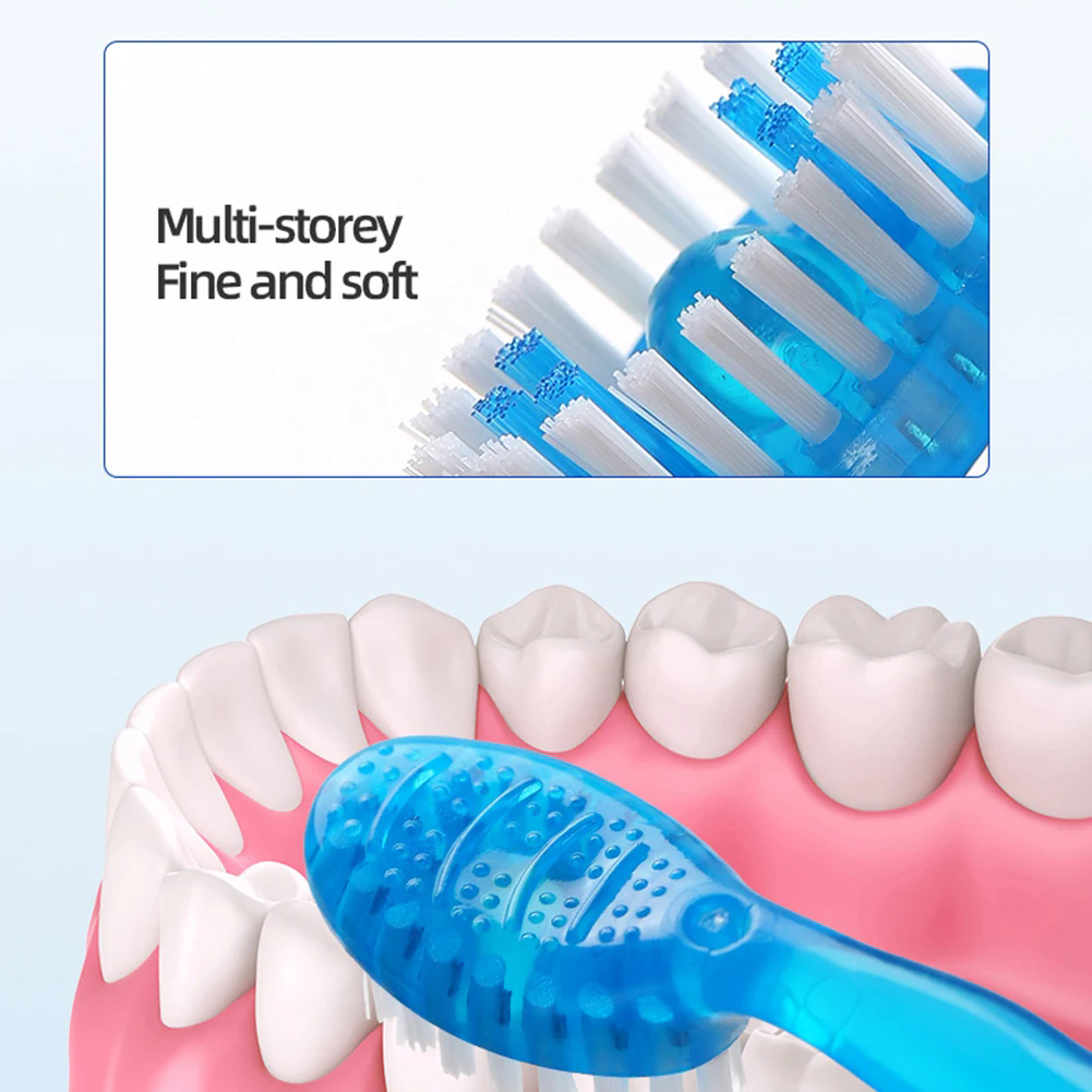 5 in 1 Toothbrush & Floss 12Pcs Mini Toothbrushes with Toothpaste All in one Oral Care Toothpaste and Floss Disposable Travel