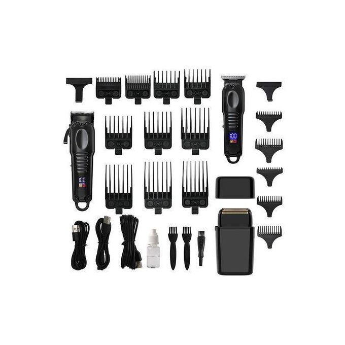 Cordless rechargeable shaving machine.LAICHY 3 set Hair Clipper & Shaver Set.