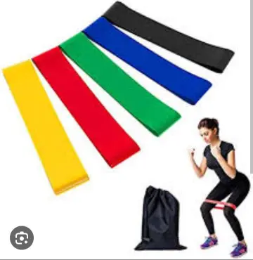 5pcs Resistance Bands Fitness Workout Rubber - Yoga Gym Strength Training Band.Multifunctional, can be used to exercise various parts of the body, can also be used for physical therapy, recovery or in