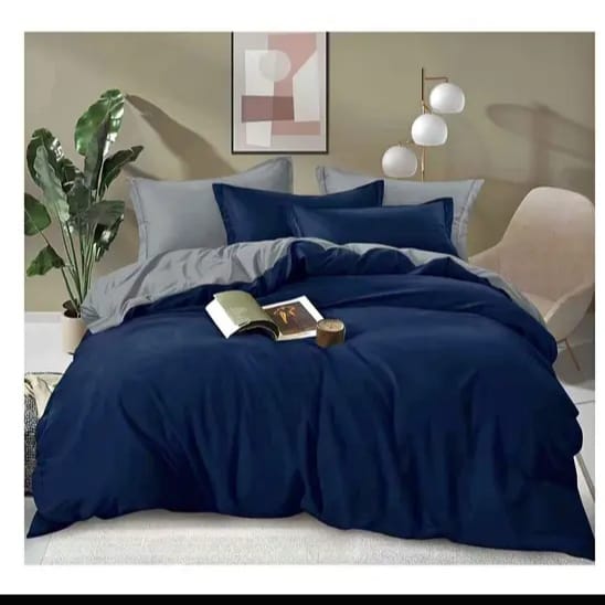 {LIMITED OFFER}Double-Sided Cotton Duvet Cover Set – 6×7 Duvet cover, 1 Bedsheet,  with 4 Pillow Cases, Durable, colorfast, and easy to maintain, Ideal for gifting or refreshing your bedroom décor.
