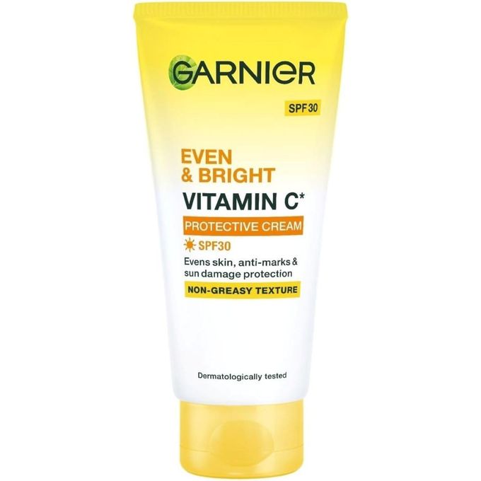 Garnier Garnier Even & Matte Vitamin C UV SPF30 Sunscreen - Visibly Evens Skin Tone, Anti Dark Marks & Sun Damage, Non-Greasy Texture, 50ml