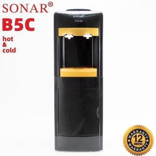 Executive Sonar B5C Free‑Standing Water Dispenser – Hot & Cold, Dual taps for hot and cold water, Free‑standing design for floor placement, Efficient cooling for chilled water supply.