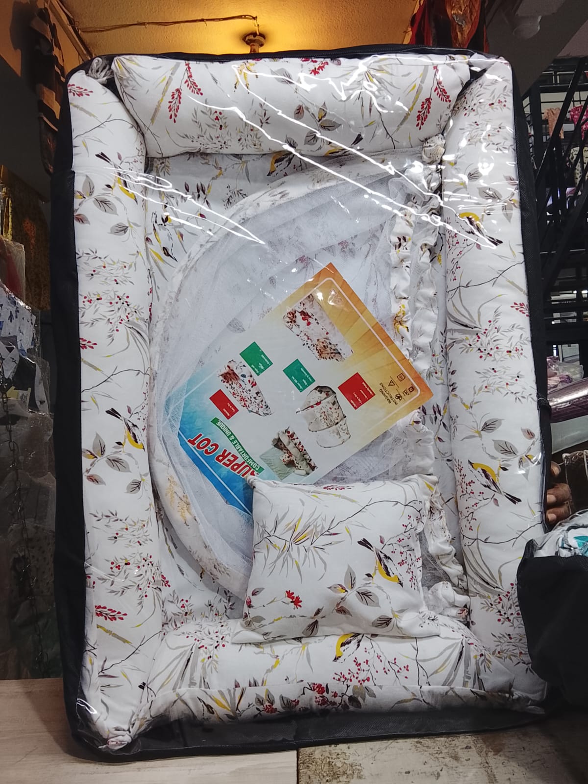 Baby 3-in-1 Co-Sleeper –  Baby 3 In 1 Co Sleeper With Net And Pillow