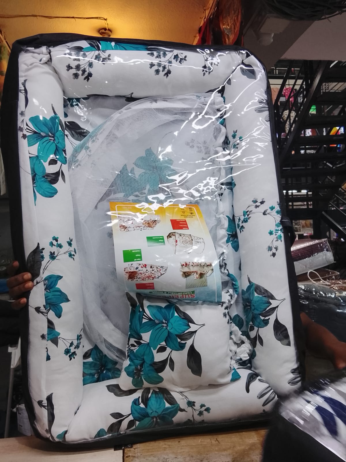 Baby 3-in-1 Co-Sleeper –  Baby 3 In 1 Co Sleeper With Net And Pillow