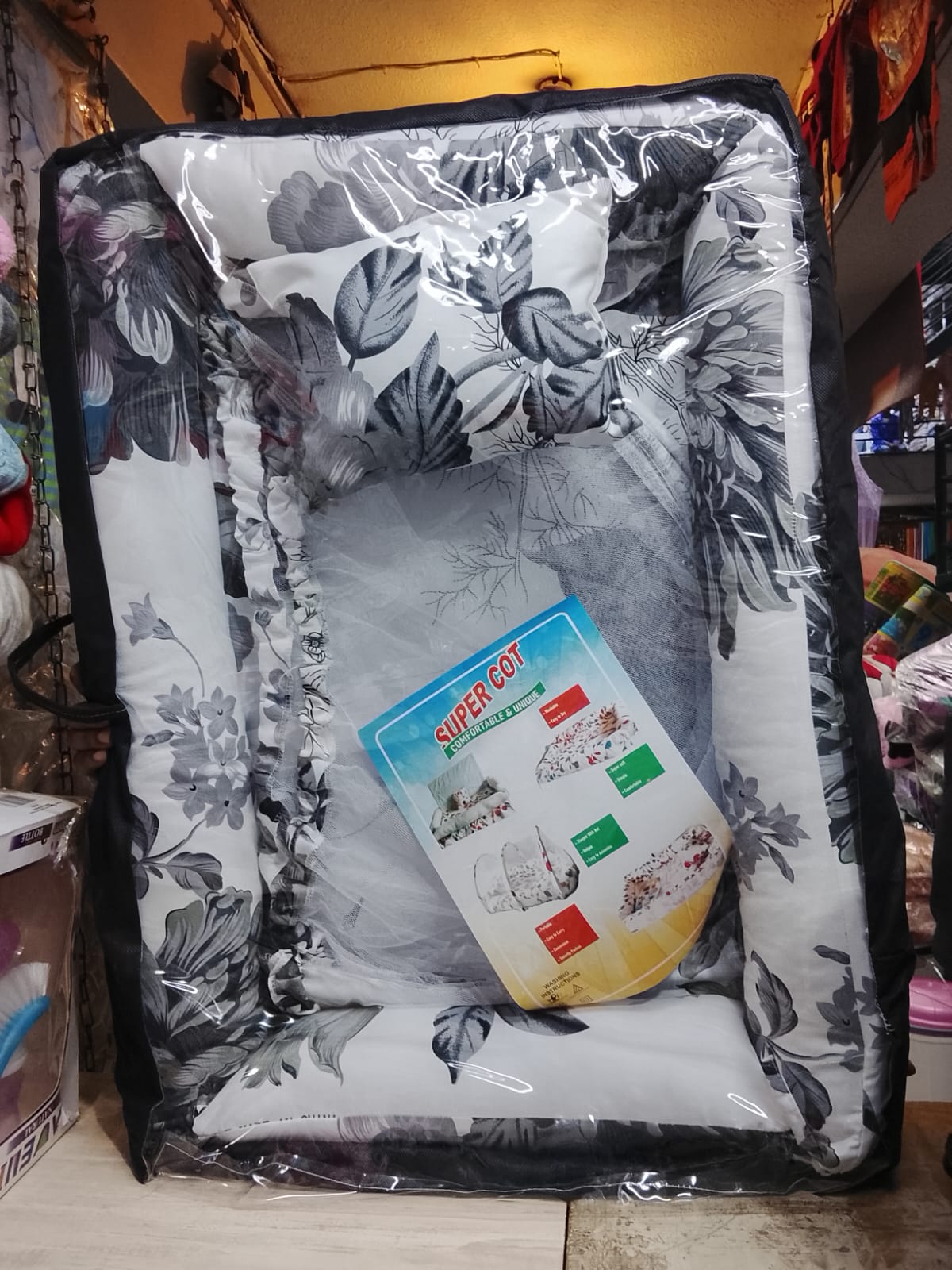 Baby 3-in-1 Co-Sleeper –  Baby 3 In 1 Co Sleeper With Net And Pillow