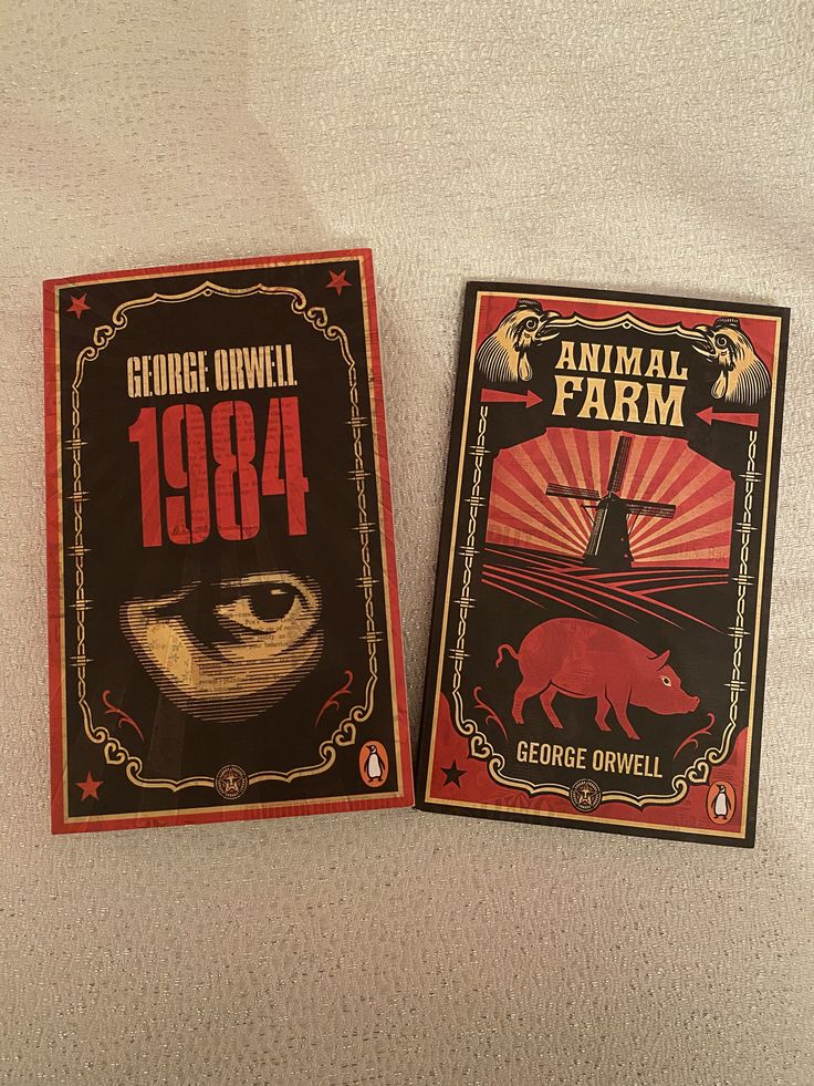 1. 1984 by George Orwell 2, Animal Farm by George Orwell