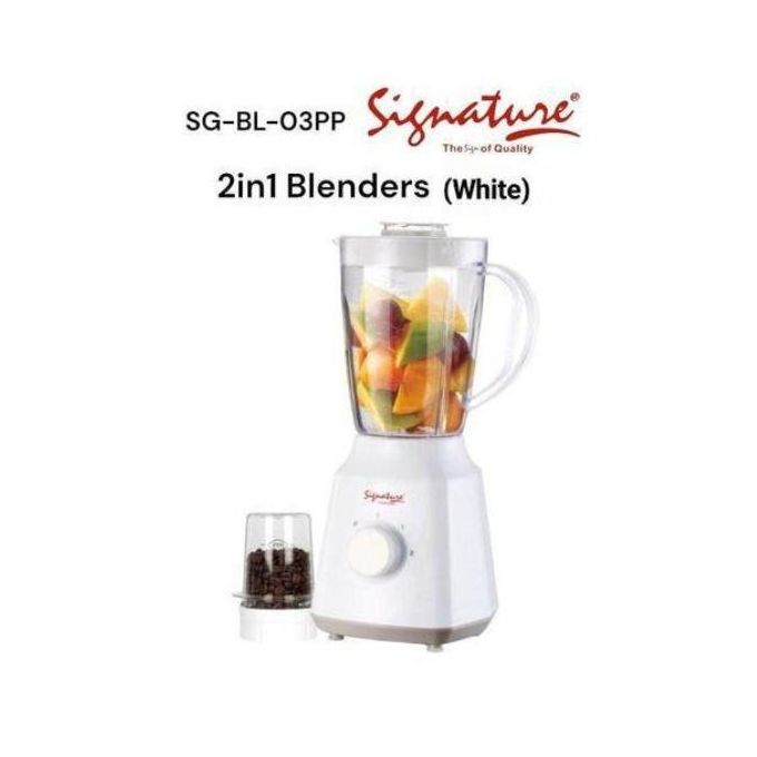 SIGNATURE Blenders 1.5L 
Jug Capacity 300-350W SG-BL-03P 
Electric Blender with Grinder and Smoothie Mixer for Home and commercial use
