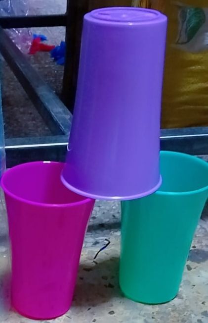 TUMBLERS PLASTIC GLASSES-, plastic cups, water glass,  12Pcs Kitchen plastic glass tumblers 12pcs (a dozen)