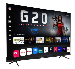 Vision Plus 55" 4K QLED Frameless Design TV with Vidaa OS  2 Year WRTY) Dolby Audio Frameless Design / Ultra Slim Hotel Mode / Sleep Timers / Auto Shut Off / Power On Remember