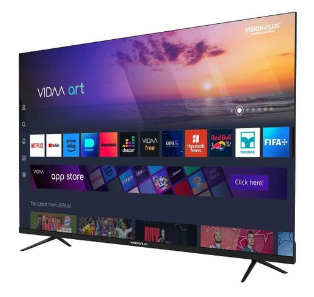 Vision Plus 65" 4K QLED Frameless Design TV with Vidaa OS  2 Year WRTY) Dolby Audio Frameless Design / Ultra Slim Hotel Mode / Sleep Timers / Auto Shut Off / Power On Remember