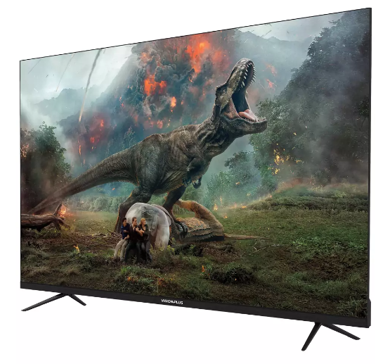 Vision Plus 75" 4K QLED Frameless Design TV with Vidaa OS  2 Year WRTY) Dolby Audio Frameless Design / Ultra Slim Hotel Mode / Sleep Timers / Auto Shut Off / Power On Remember