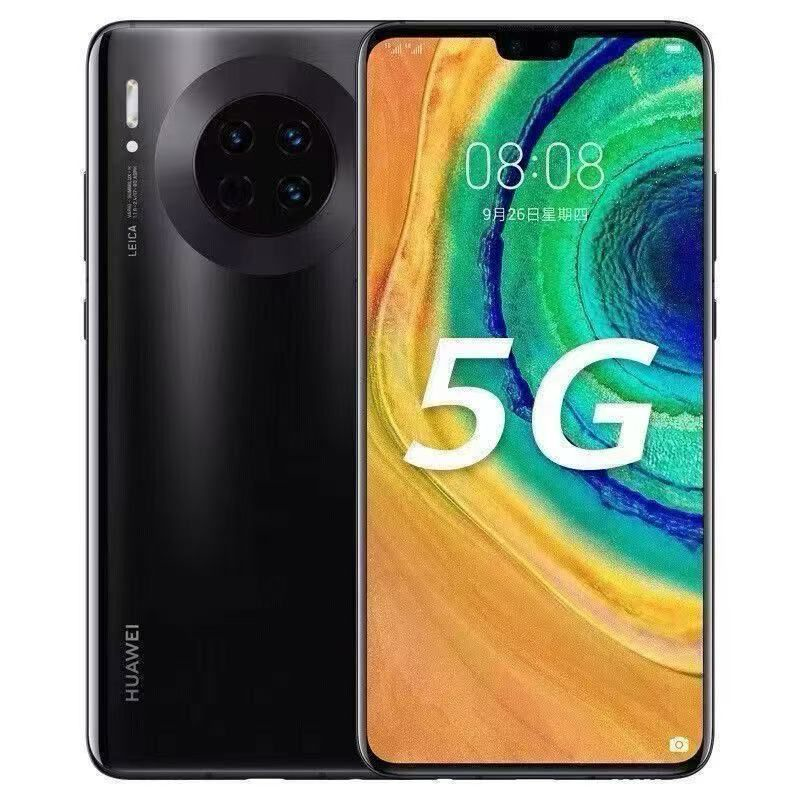 Refurbished phone: Huawei Mate 30pro 5G, 6.62 inches, facial recognition support. 8GB + 128GB/256GB, dual camera: 4000MP + 2400MP, 4200mAh battery. No fingerprint unlock support. Direct-view screen
