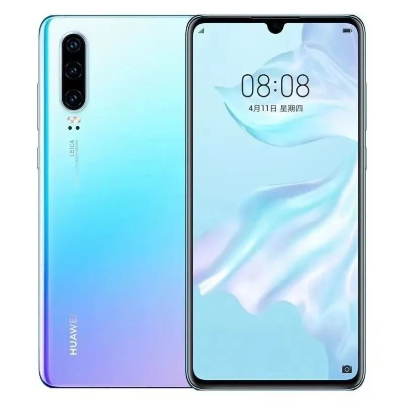 Refurbished Huawei P30 Pro 4G CPU HiSilicon Kirin 980 6.47-inch screen 40MP camera 4200mAh battery smartphone 8G+128G/256G 2D face recognition system