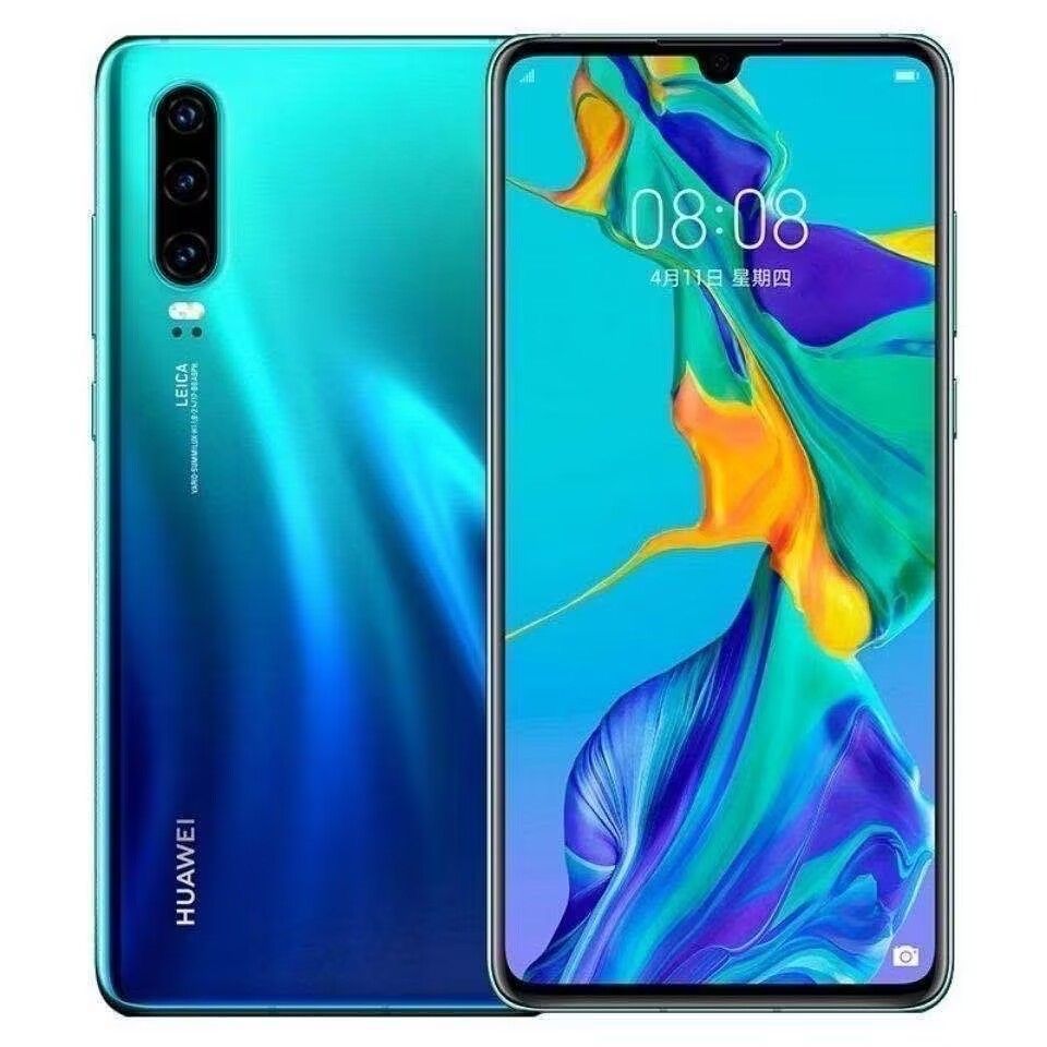 Refurbished Huawei P30 Pro 4G CPU HiSilicon Kirin 980 6.47-inch screen 40MP camera 4200mAh battery smartphone 8G+128G/256G 2D face recognition system