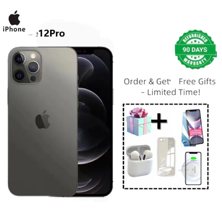 Refurbished Apple Iphone 12 pro 512GB/256GB/128GB +6G Smartphone Face ID   6.1 Inch+ 5G network iphone12 Pro No face recognition