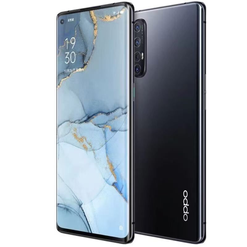Refurbished Phone OPPO Reno3 Pro 13(8+5)GB RAM 90hz AMOLED Curved Screen 128GB Stoarge in-Display Fingerprint 48MP+32MP 4025 mAh 99% New Dual 5G Snapdragon 765G OPPO Reno 3 Pro Smart