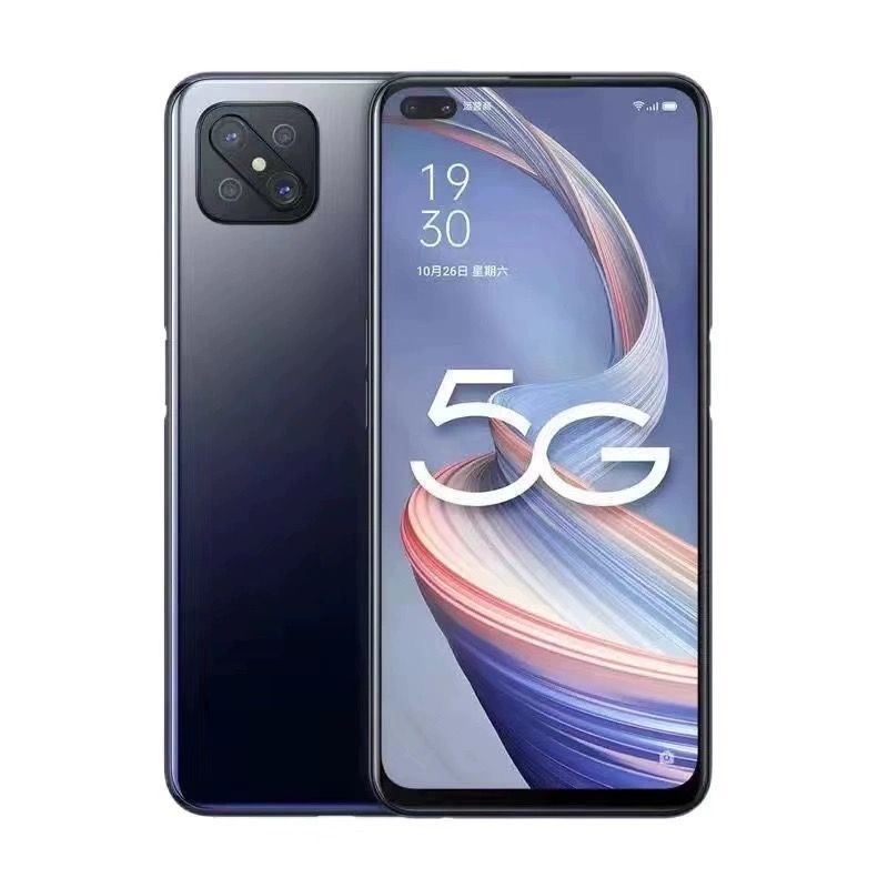 REFURBISHED OPPO RENO4 Z 5G 128GB DISPLAY 6.4 INCHES 8GB RAM 128GB ROM RAR CAMERA 48MP + 8MP + 2MP FRONT CAMERA 32.0MP BATTERY CAPACITY 4300mAh ANDROID 10 Fingerprint unlocking is not supported.
