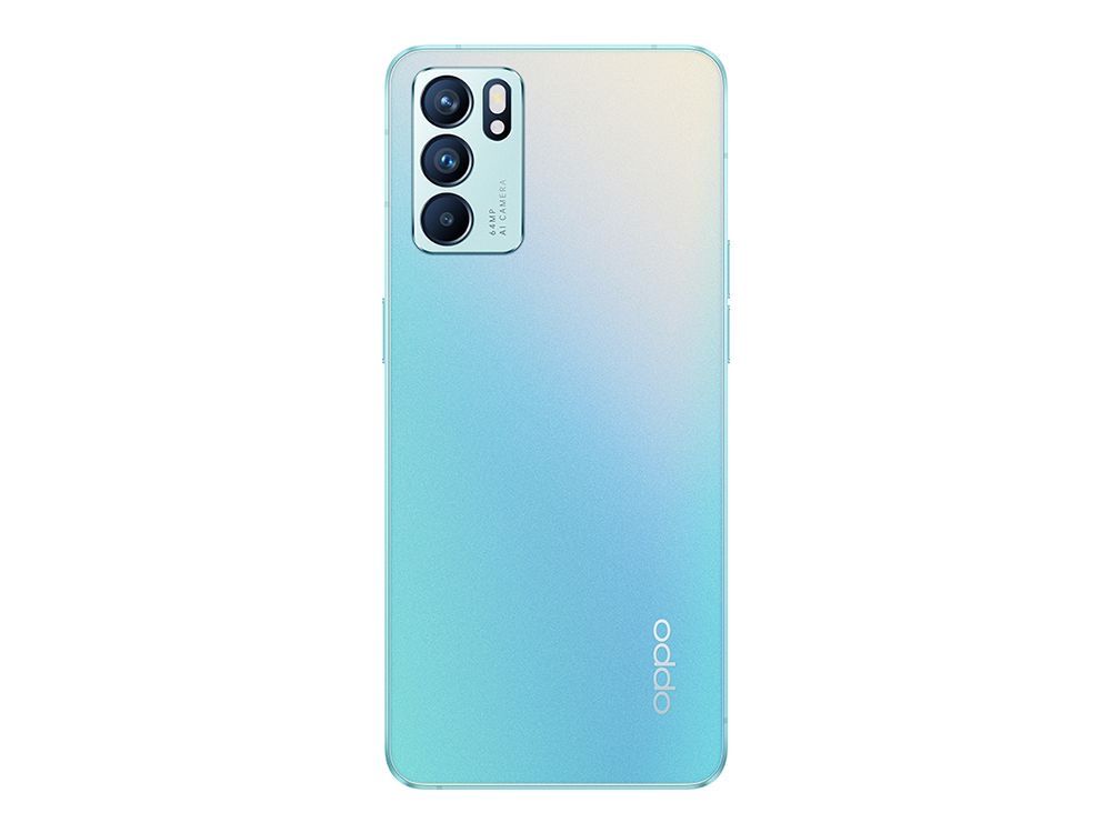 Refurbished Phone OPPO Reno6 5g Network 6.43 inches 64MP+32MP 4300mAh Dual SIM Smartphone （12 + 4GB  RAM ）128G/256G Facial Recognition Unlock