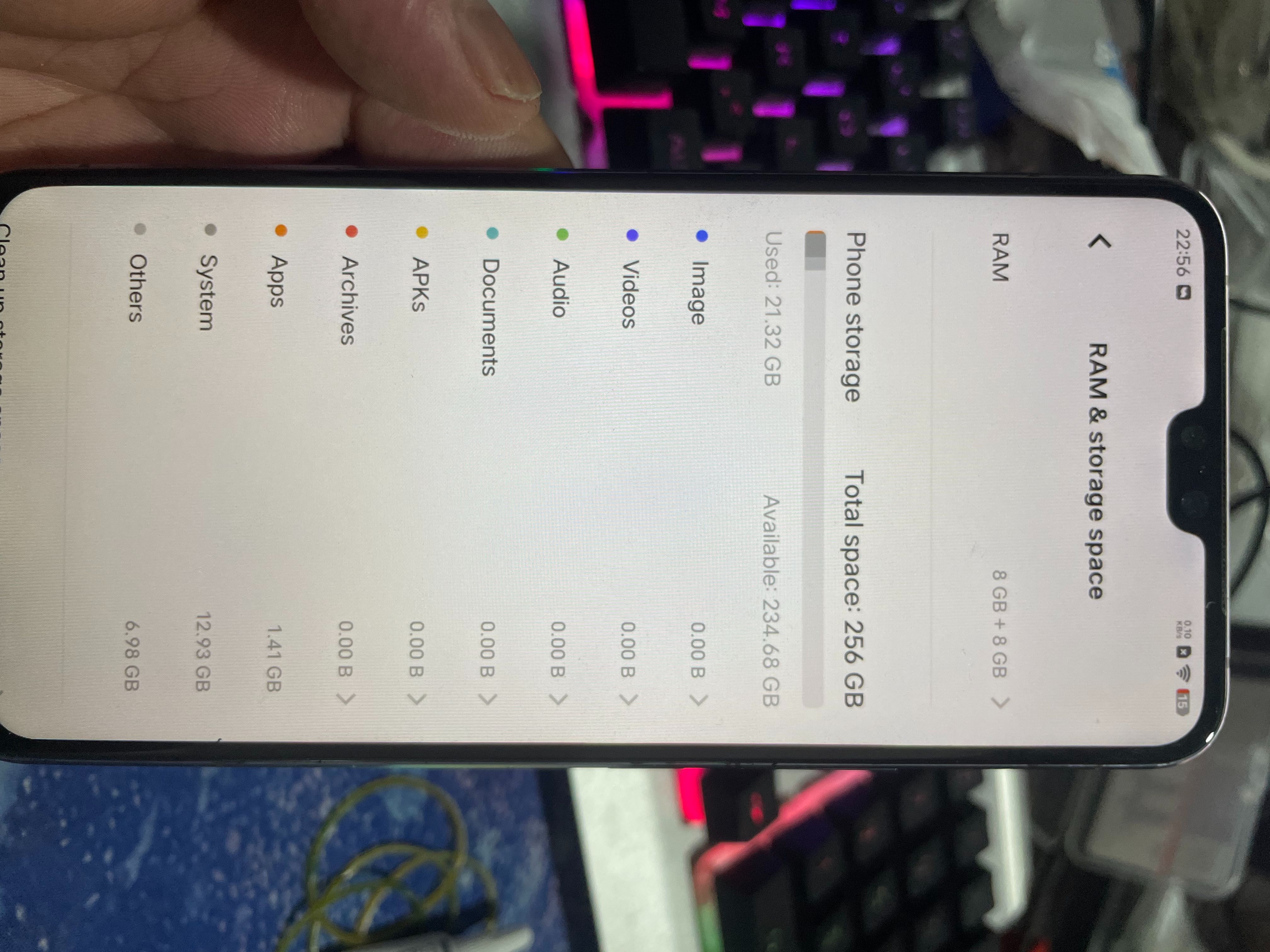 Refurbished vivo S9 full Netcom dual-mode 5G 256G memory No fingerprint recognition 6.44 inches 64 4000 mAh flash charging smartphone Face recognition function