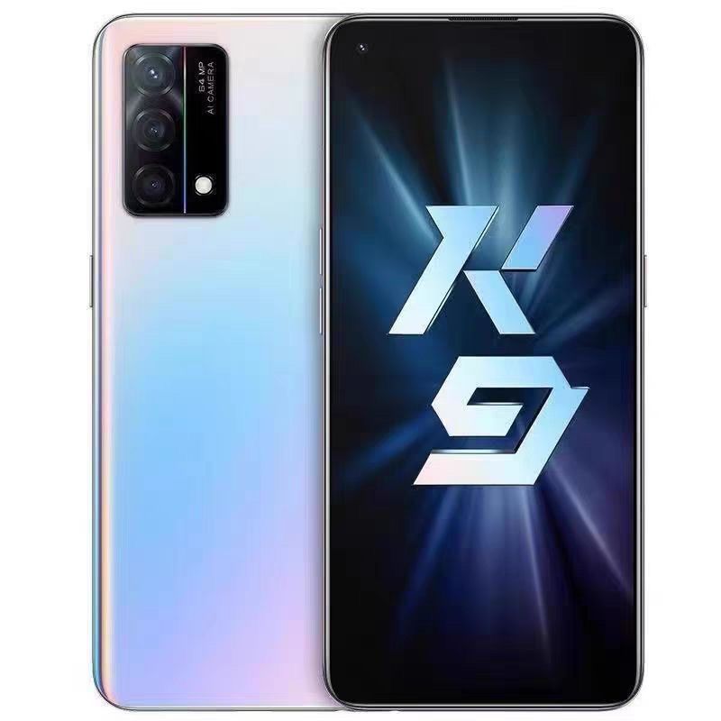 Refurbished OPPO K9,128G/256G a 2021 5G smartphone.It is also equipped with a facial recognition system.3D liquid cooling, all-scenario super sense game mode, AI ID photo, multi-scene video