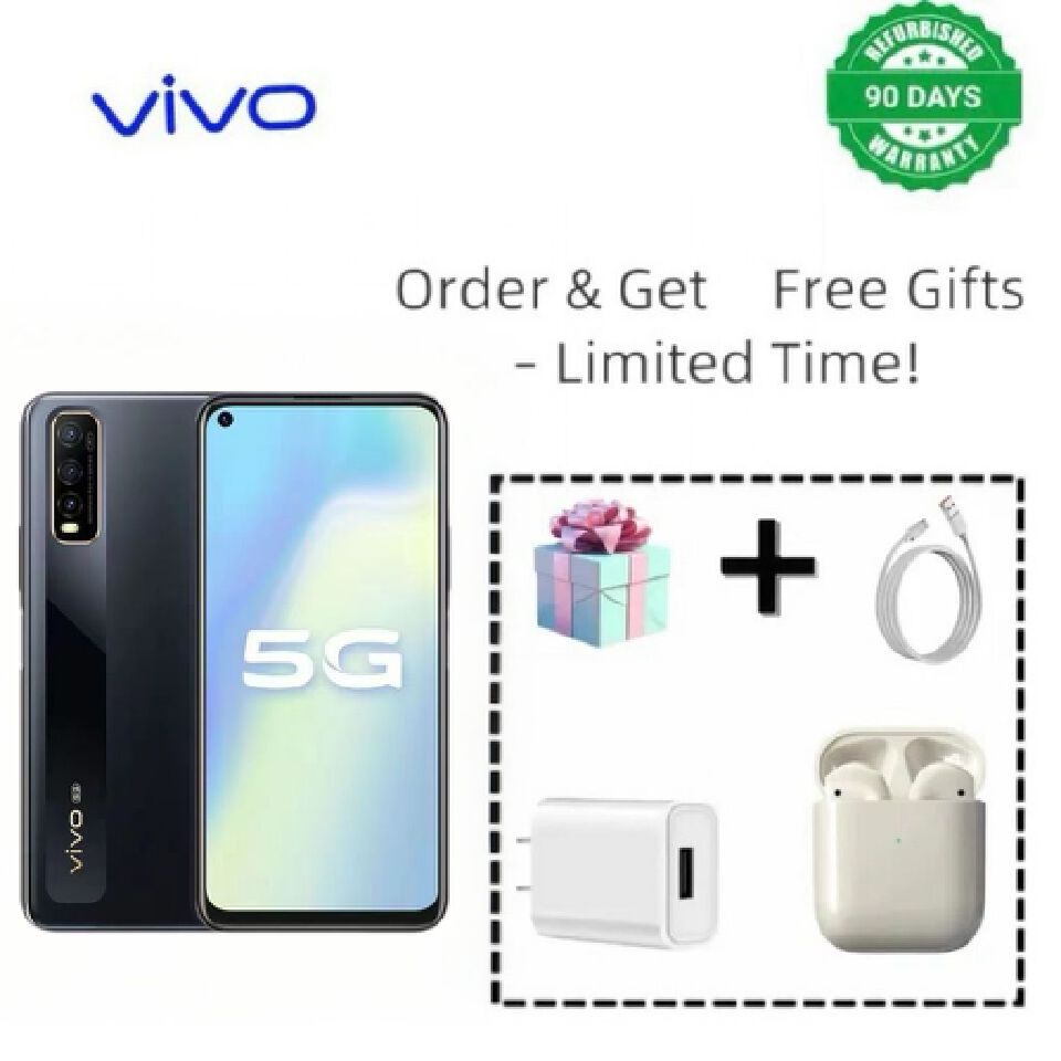 Refurbished vivoy70s Rear triple camera: 48 million main camera + 8 million ultra-wide angle camera + 2 million bokeh camera. Front: 16 million pixels. Unlock: Side fingerprint 4500mAh, 18W dual engin