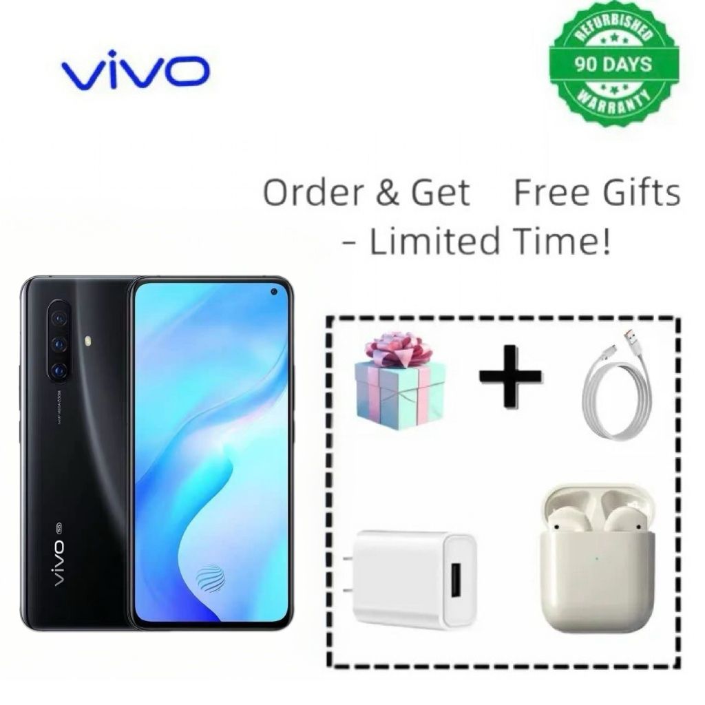 Refurbished vivox30 5G mobile phone Main camera: 64 million pixels + 8 million pixels + 32 million pixels Preceding: 32 million pixels Battery: 4350mAh Unlock: Facial Recognition