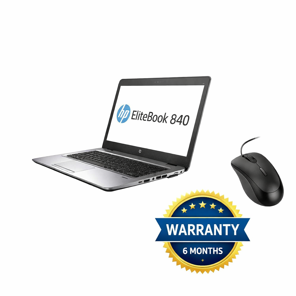 HP EliteBook 840 G1 | Core i5 | 8 GB RAM | 500GB HDD | 14" | Windows 11 Pro | 6-Month Warranty + Free Mouse