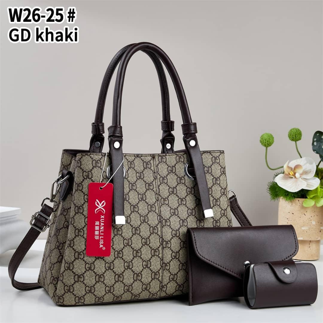 👜 3PCS Stylish Ladies Handbag Set – Elegant & Functional