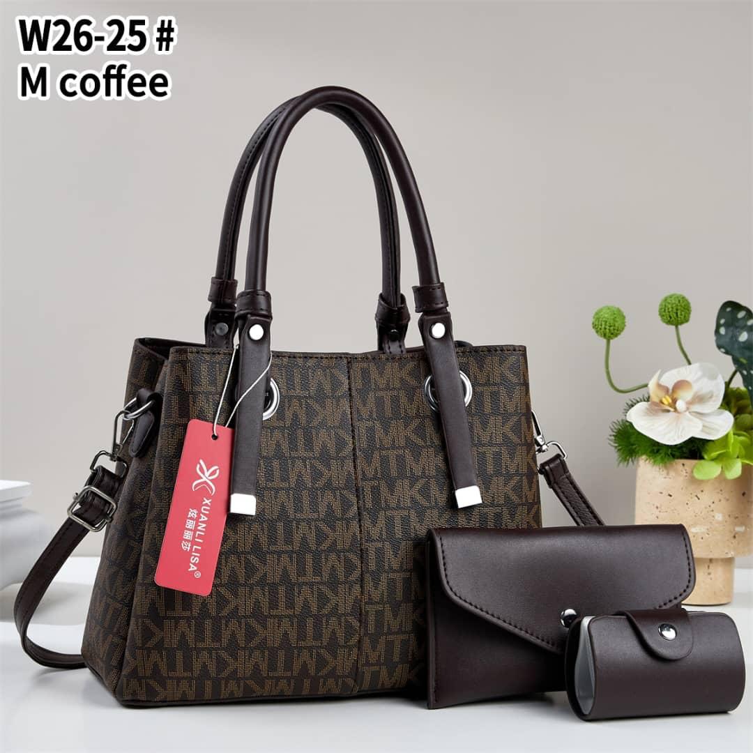 👜 3PCS Stylish Ladies Handbag Set – Elegant & Functional