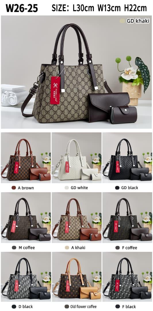 👜 3PCS Stylish Ladies Handbag Set – Elegant & Functional