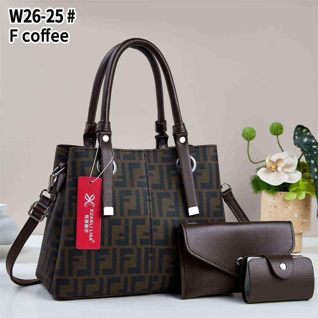 👜 3PCS Stylish Ladies Handbag Set – Elegant & Functional