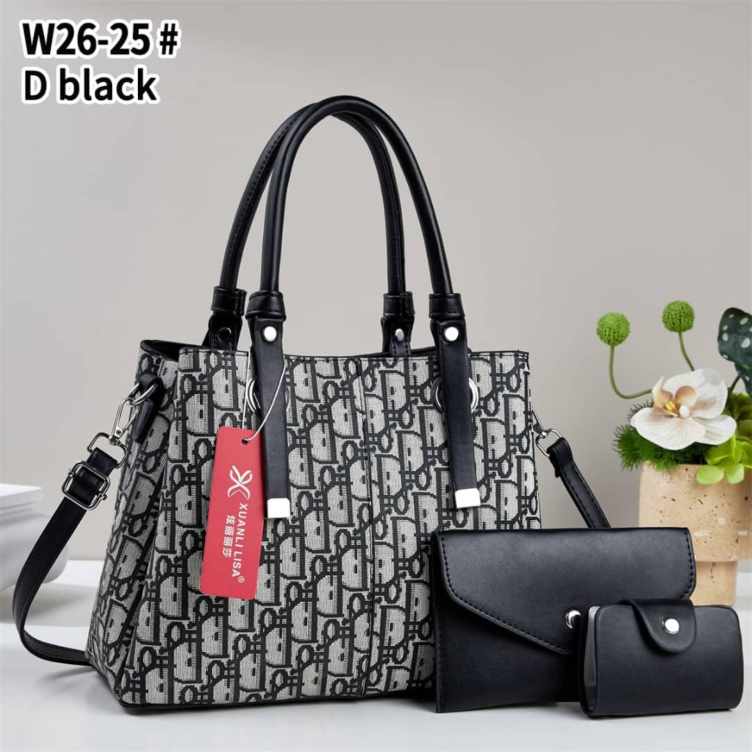👜 3PCS Stylish Ladies Handbag Set – Elegant & Functional