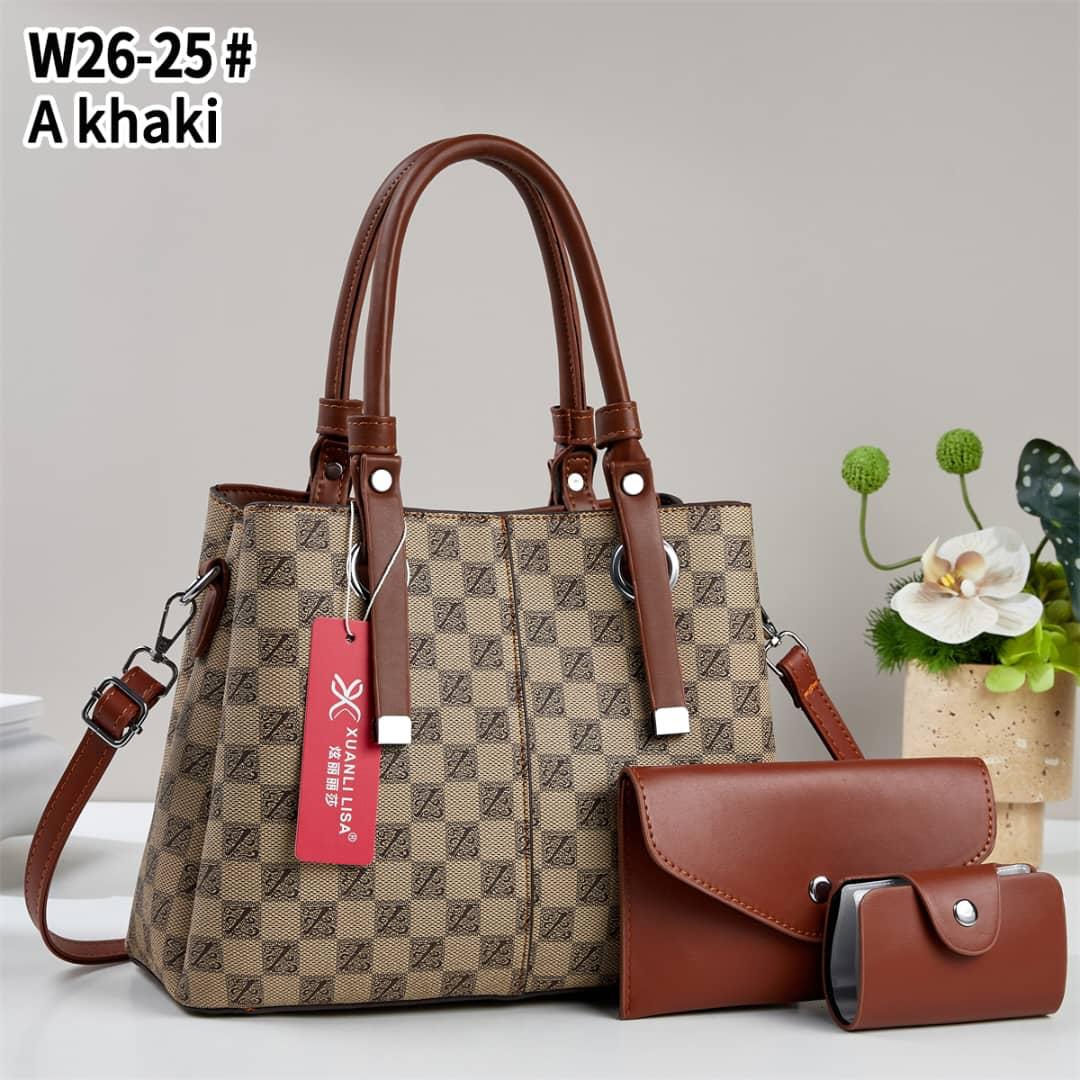 👜 3PCS Stylish Ladies Handbag Set – Elegant & Functional