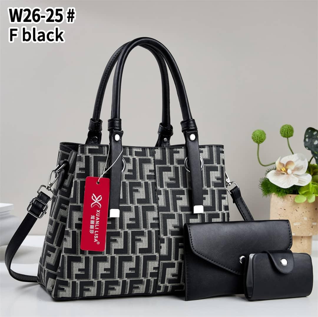 👜 3PCS Stylish Ladies Handbag Set – Elegant & Functional