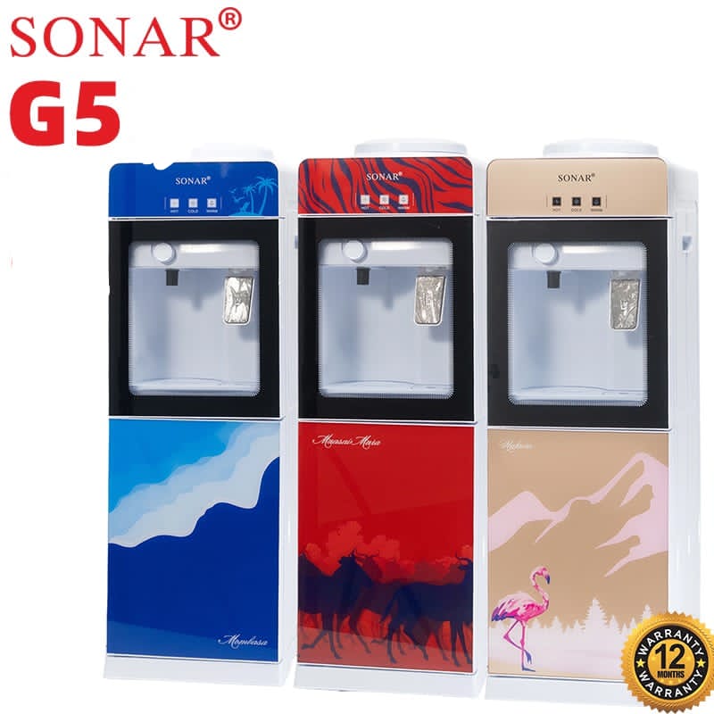 LIMITED STOCK OFFER !! Sonar G5 Hot & Normal Water Standing Dispenser – Efficient Home & Office Hydration, Durable and hygienic build for long-lasting daily use, Easy-to-use taps.