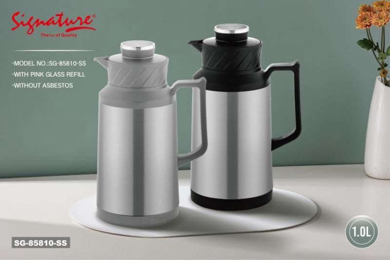 1000ml Signature Vacuum Thermos Flask – Keeps Drinks Hot & , Vacuum insulation keeps beverages hot for hours, Durable, leak-proof design for safe carrying.
