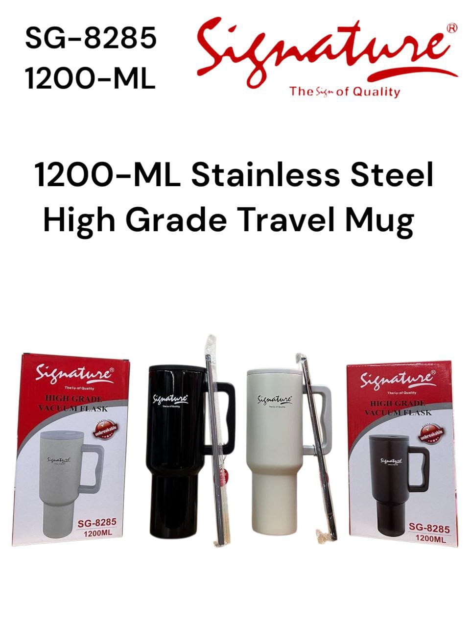 Signature High-Grade Stanley Cup – Durable & Premium Drinkware, Keeps beverages hot or cold for extended hours, Sturdy, durable construction for daily use.
