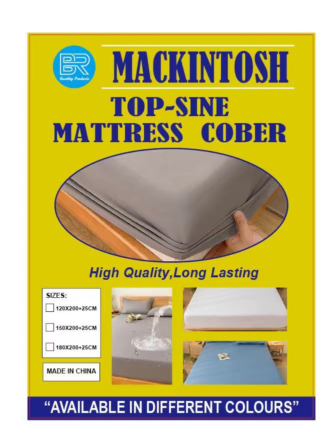 MACKINTOSH. Waterproof Mackintosh Mattress Protector – Elastic Fitted Smooth Bed Cover, High-quality waterproof mackintosh protects mattress from spills and stains