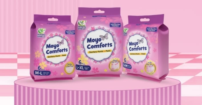 Moyo Comforts Maternity Pads (6PCS) – Ultra Absorbent Postpartum Pads Soft & Leak Protection, Order now and enjoy maximum comfort, protection, and confidence after delivery!