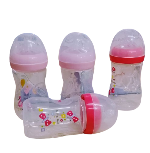 MomEasy 2PCS Baby Feeding Bottles – Safe BPA-Free Milk Bottles with Anti-Colic Nipples, Order now and provide safe, comfortable, and hassle-free feeding for your baby!