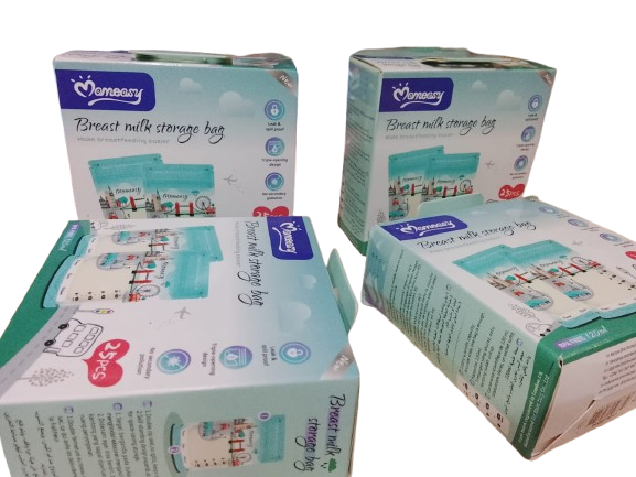 MomEasy 25PCS Milk Storage Bags – BPA-Free Breast Milk Freezer & Storage Bags, Order now and keep your baby’s milk safe, fresh, and ready anytime!