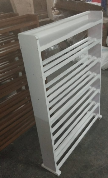Wooden high quality 5 layer shoe rack.