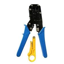 TP‑Link RJ45 RJ11 RJ12 Crimping Tool – Network Cable Crimper, Stripper & Cutter
