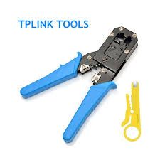 TP‑Link RJ45 RJ11 RJ12 Crimping Tool – Network Cable Crimper, Stripper & Cutter