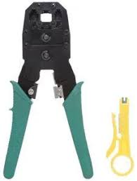TP‑Link RJ45 RJ11 RJ12 Crimping Tool – Network Cable Crimper, Stripper & Cutter