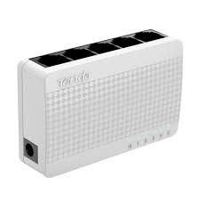 Tenda 5-Port Ethernet Switch – 10/100Mbps Desktop Network Switch | Plug & Play LAN Splitter with 5 Auto-Negotiation RJ45 Ports for Router, PC, CCTV, Printer & Office Network