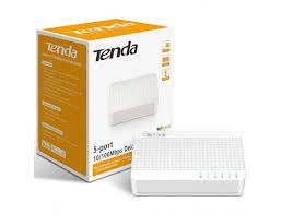 Tenda 5-Port Ethernet Switch – 10/100Mbps Desktop Network Switch | Plug & Play LAN Splitter with 5 Auto-Negotiation RJ45 Ports for Router, PC, CCTV, Printer & Office Network